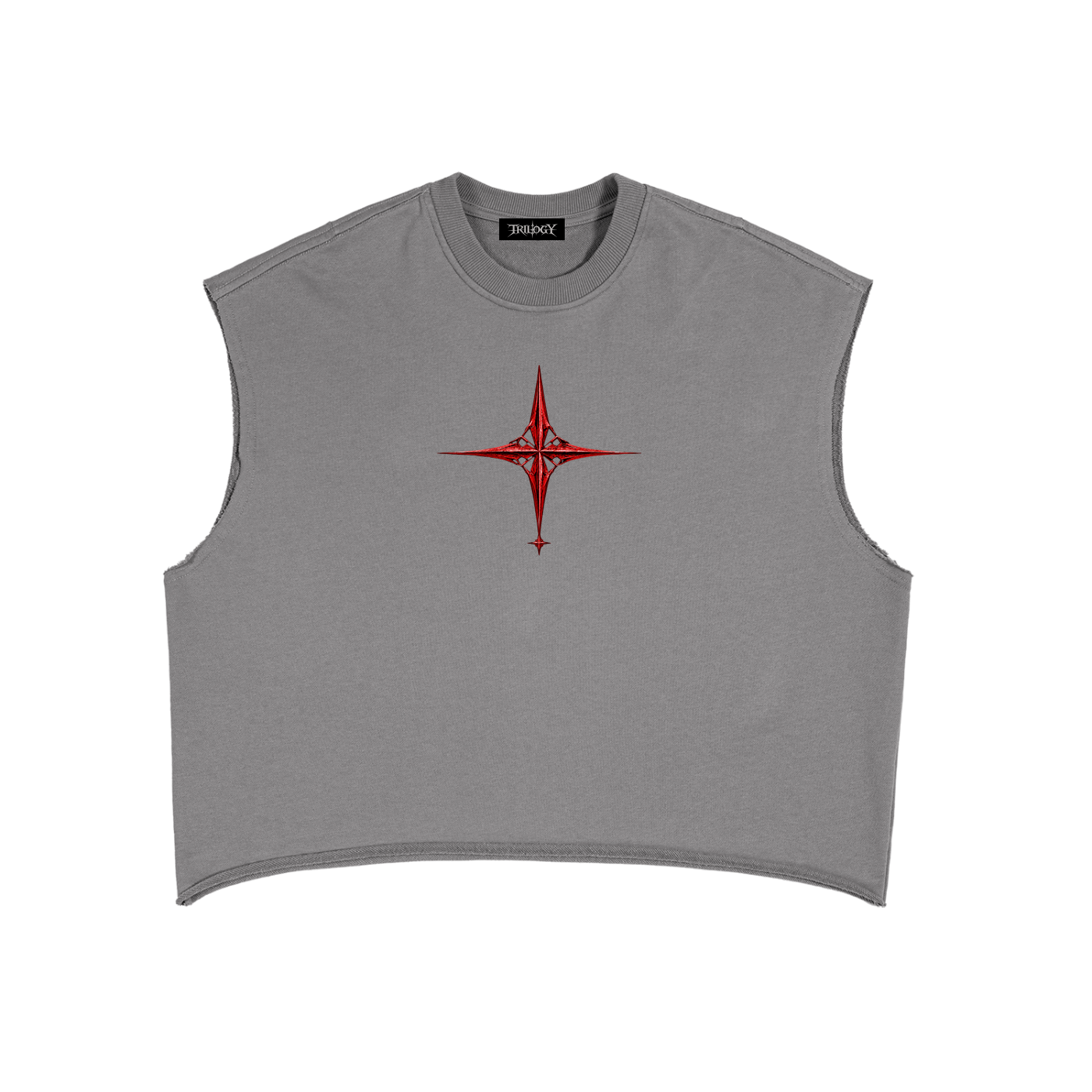 TRILOGY — Crimson Fate Boxy Tank Top