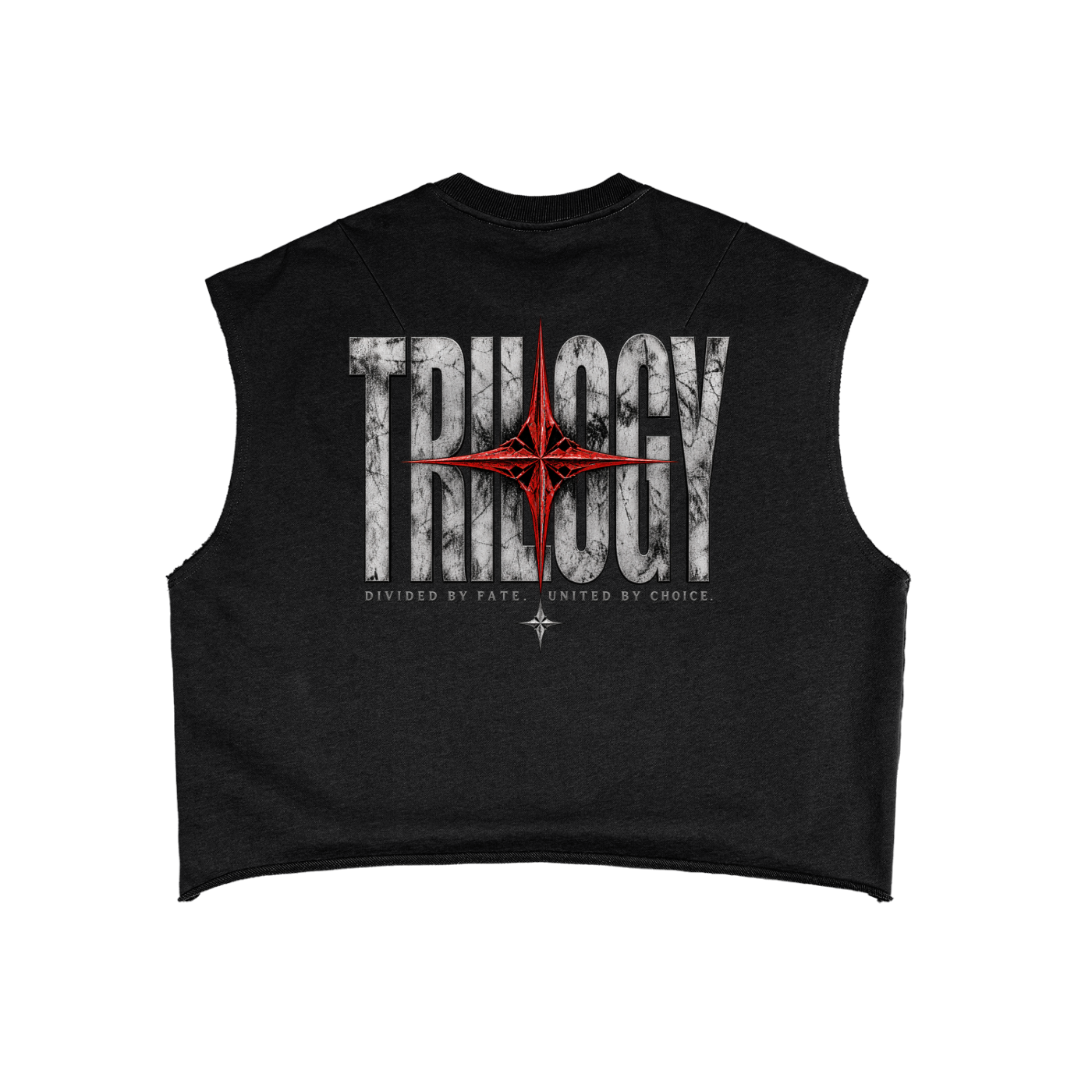 TRILOGY — Crimson Fate Boxy Tank Top