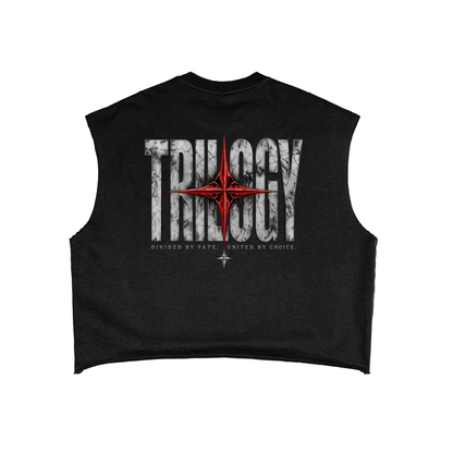TRILOGY — Crimson Fate Boxy Tank Top