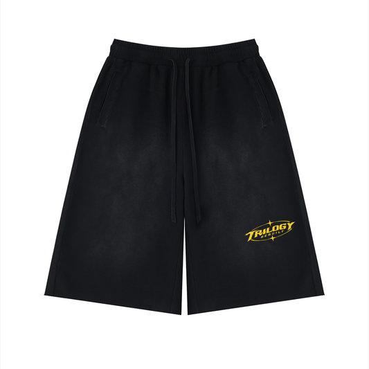 TR - "CORE"  Sunfade Raw Edge Shorts