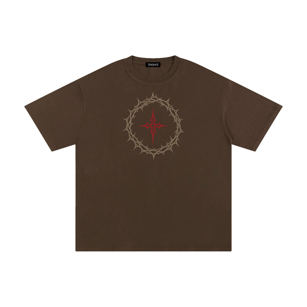 TRILOGY — "CROWNED BY PAIN" OVERSIZED TEE