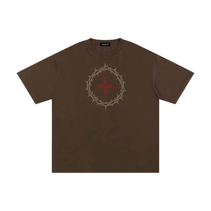 TRILOGY — "CROWNED BY PAIN" OVERSIZED TEE