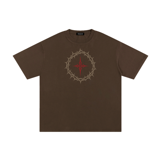 TRILOGY — "CROWNED BY PAIN" OVERSIZED TEE