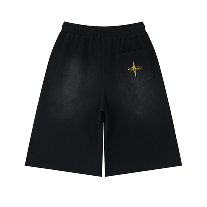 TR - "CORE"  Sunfade Raw Edge Shorts